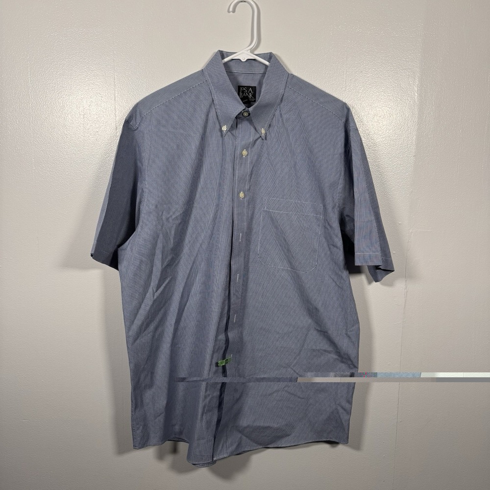 Jos. A. Bank 100% Cotton Button Down Casual Dress Summer Shirt